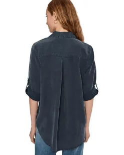 Mod-o-doc Roll Tab, Patch Pocket, Tunic Women's