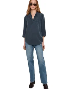 Mod-o-doc Roll Tab, Patch Pocket, Tunic Women's