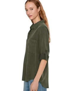 Mod-o-doc Roll Tab, Patch Pocket, Tunic Women's