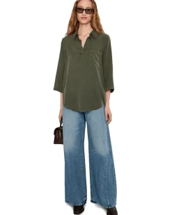 Mod-o-doc Roll Tab, Patch Pocket, Tunic Women's