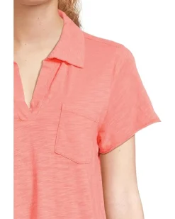 Mod-o-doc Short Sleeve Johnny Collar Dress Women's