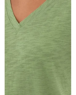 Mod-o-doc Short Sleeve V-Neck Boxy Tee Women's