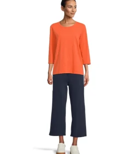 Mod-o-doc 3/4 Sleeve Crew Neck Favorite Tee Women's
