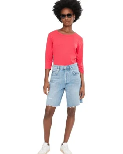 Mod-o-doc 3/4 Sleeve Crew Neck Favorite Tee Women's