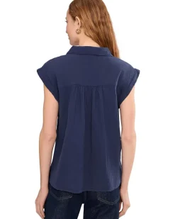 Mod-o-doc Sleeveless Henley Shirt Women's
