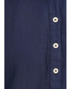 Mod-o-doc Sleeveless Henley Shirt Women's
