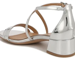Naturalizer June Strappy Low Block Heel Dress Sandal Women's