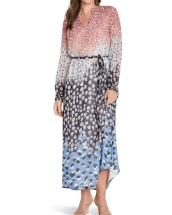 NIC+ZOE Blue Dahlia Dress Women's