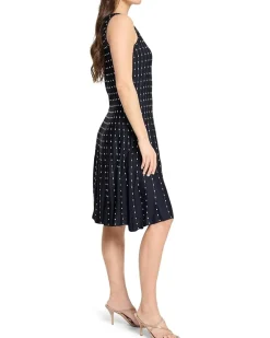 NIC+ZOE Falling Dot Twirl Dress Women's