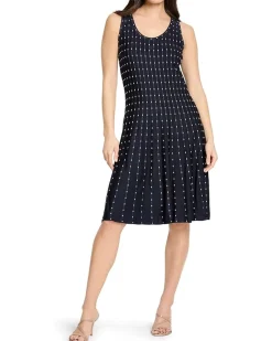 NIC+ZOE Falling Dot Twirl Dress Women's