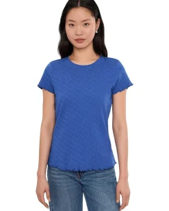NIC+ZOE Lace Knit T-Shirt Women's