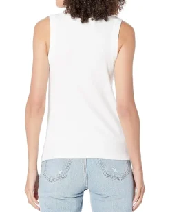 NIC+ZOE Perfect Knit Rib Scoop Tank Women's