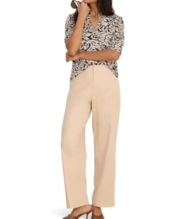 NIC+ZOE Petite Contrast Swirl Top Women's