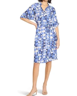 NIC+ZOE Shibori Stone Belted Devon Dress Women's