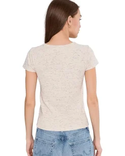 NIC+ZOE Speckled Crew Neck Tee Women's