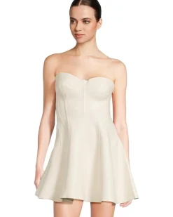 Norma Kamali Strapless Grace Mini Dress Women's