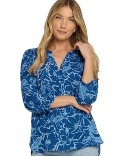 NYDJ Pinutck Blouse Women's