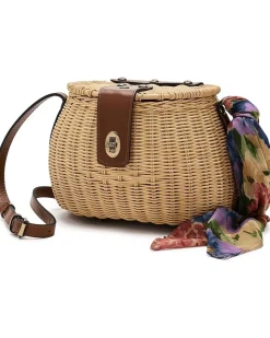 Patricia Nash Duronia Basket with French Hydrangeas Scarf