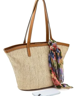 Patricia Nash Marconia Tote with French Hydrangeas Scarf