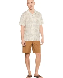 Pendleton Aloha Linen Camp Shirt Short Sleeve Men's