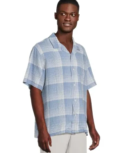 Pendleton Linen Camp Shirt Short Sleeve Men's
