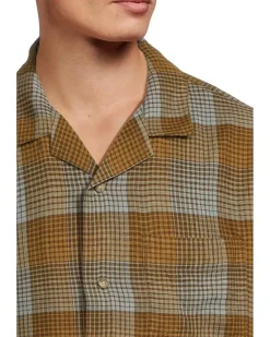 Pendleton Linen Camp Shirt Short Sleeve Men's