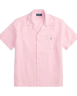 Polo Ralph Lauren Classic Fit Linen-Blend Seersucker Shirt Men's