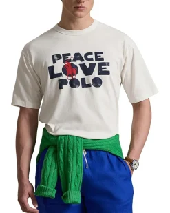 Polo Ralph Lauren Classic Fit Peace Love Polo T-Shirt Men's