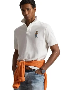 Polo Ralph Lauren Classic Fit Polo Bear Mesh Polo Shirt Men's