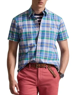 Polo Ralph Lauren Classic Fit Plaid Oxford Shirt Men's