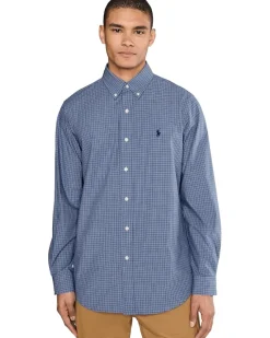 Polo Ralph Lauren Classic Fit Checked Stretch Poplin Shirt Men's