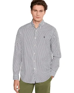 Polo Ralph Lauren Classic Fit Striped Broadcloth Shirt Men's