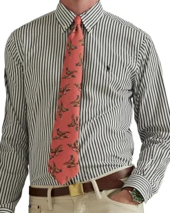 Polo Ralph Lauren Classic Fit Striped Broadcloth Shirt Men's