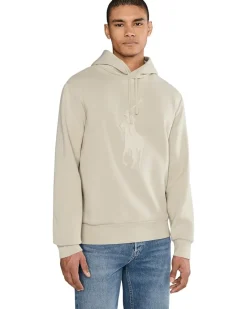 Polo Ralph Lauren Leather-Pony Double-Knit Hoodie Men's