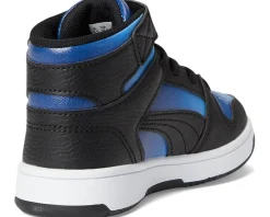 PUMA Kids Rebound Layup Mid Hook And Loop (Little Kid)