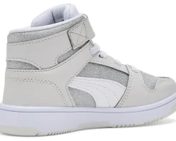 PUMA Kids Rebound Layup Mid Hook And Loop (Little Kid)