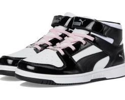 PUMA Kids Rebound Layup Mid Hook And Loop (Little Kid)