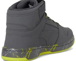 PUMA Kids Rebound Layup Mid Hook And Loop (Little Kid)