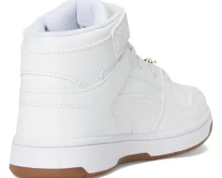 PUMA Kids Rebound Layup Mid Hook and Loop Shoes (Little Kid)