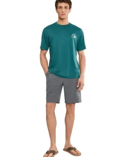 Quiksilver Dna Logo Short Sleeve Surf Tee Men's