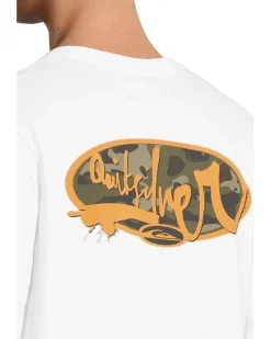 Quiksilver Impaired Camo Long Sleeve Screen Tee Men's