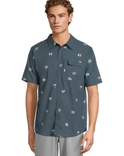 Salty Crew Flagship Uv Button Up Men's