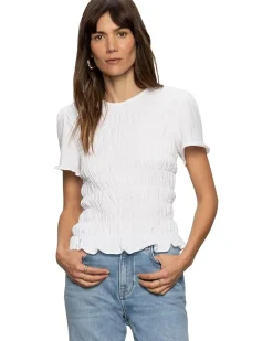 Sanctuary Better Together Smocked Top Women's