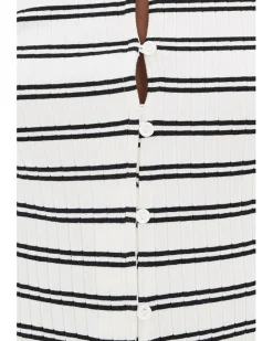 Sanctuary Button Front Ribbed Top Women's