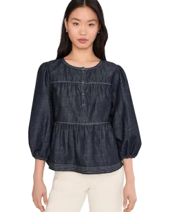 Sanctuary By Your Side Denim Top Women's