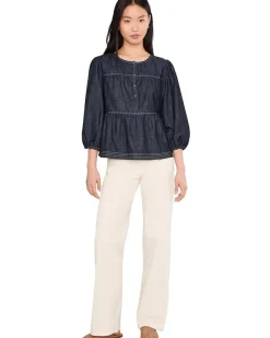Sanctuary By Your Side Denim Top Women's