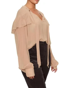 Sanctuary Fade Into You Ruffle Blouse Women's