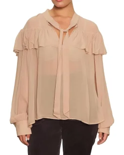 Sanctuary Fade Into You Ruffle Blouse Women's