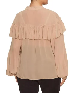 Sanctuary Fade Into You Ruffle Blouse Women's