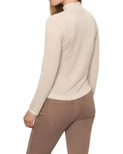 Sanctuary Long Sleeve Draped Mock Neck Women's